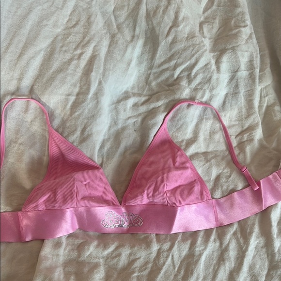 Other - BARBIE Pink Triangle Bralette with Adjustable Straps